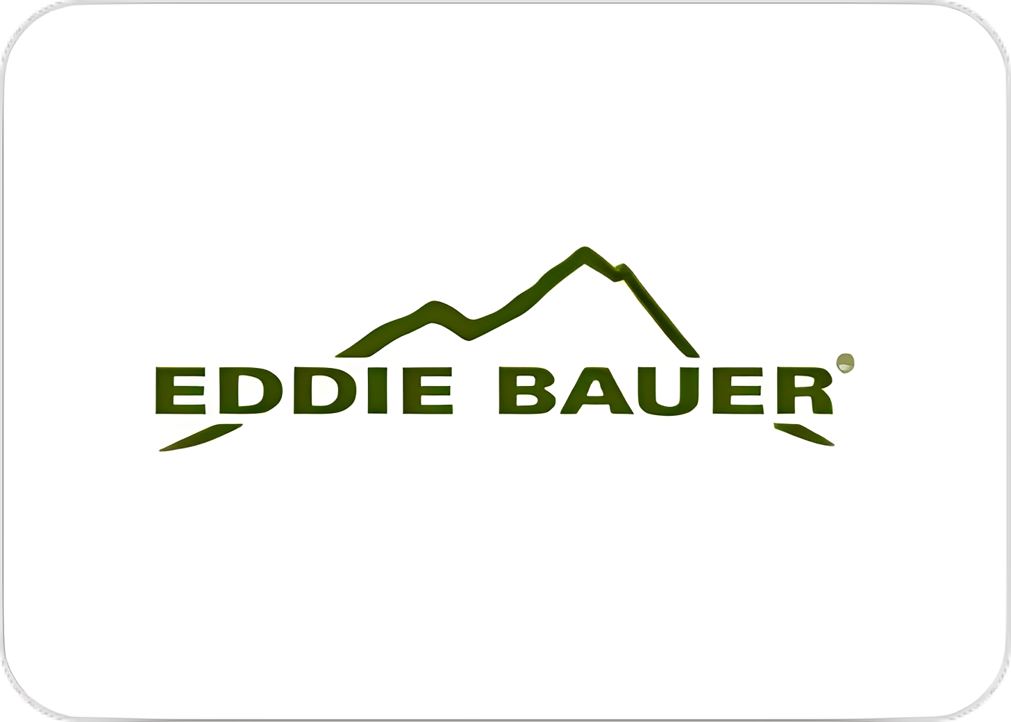 Outdoor brand logo with mountain graphic